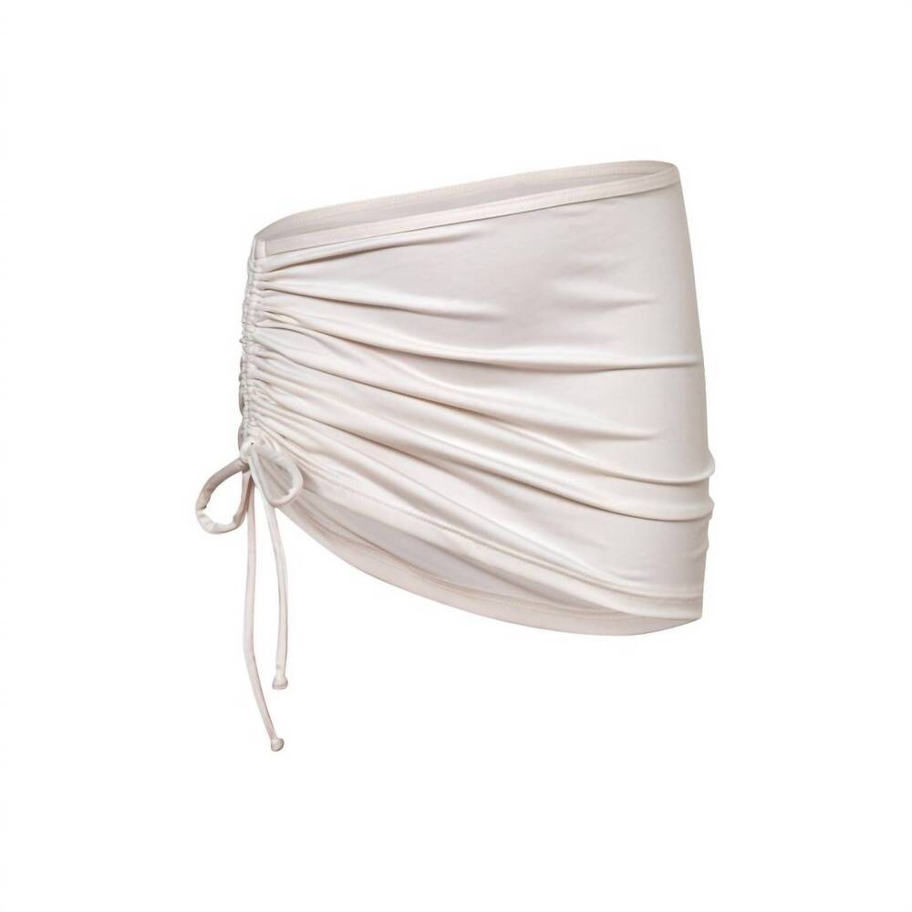 NEW SUBMARINE women's scrunch it cover up in cream